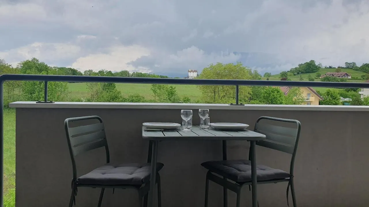 Magnifique Vue Montage Studio Parking Gratuit Apartment Annecy